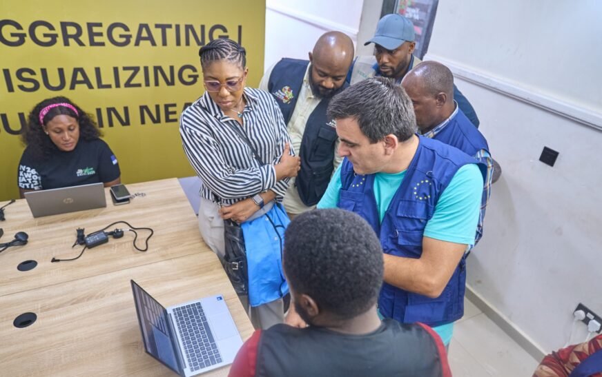 EU Delegation Visits EU-Funded Election Result Analysis Dashboard Centre in Ekiti Ado-Ekiti, Nigeria