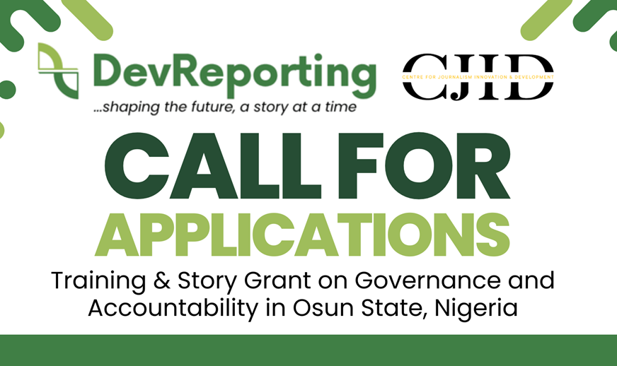 DevReporting opens training, story grant application for journalists in Osun