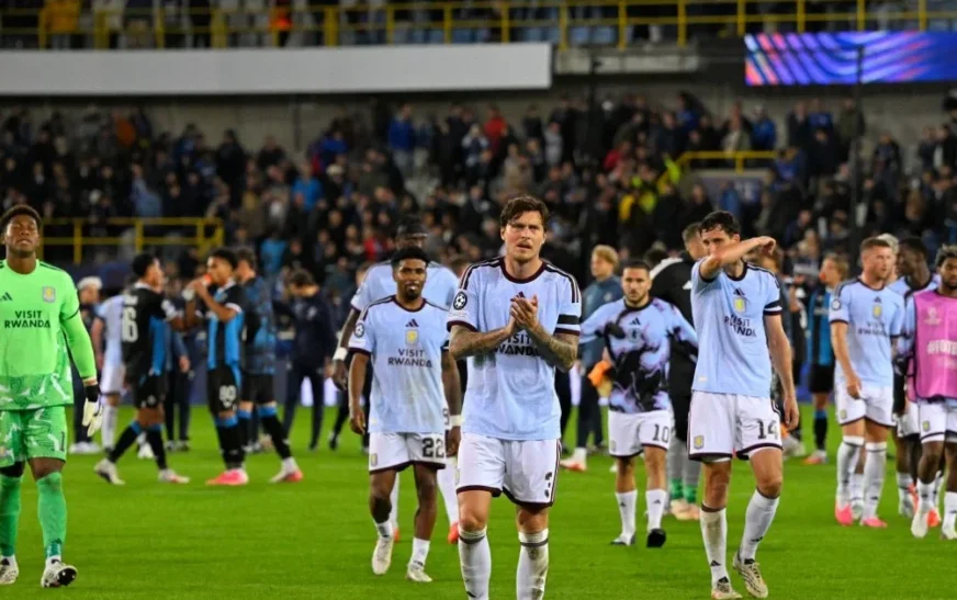 UCL: Villa end goal drought, beat Brugge 3-2 in Champions League opener